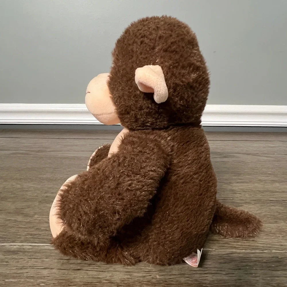 Plush Monkey Stuffed Animal Brown Beige PlushRush‎ Kids Toy